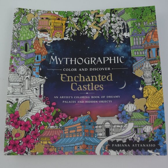 Mythographic Enchanted Castles Coloring Book by Fabiana Attanasio - Picture 1 of 12